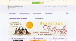Desktop Screenshot of evkirchenkreis-cottbus.de